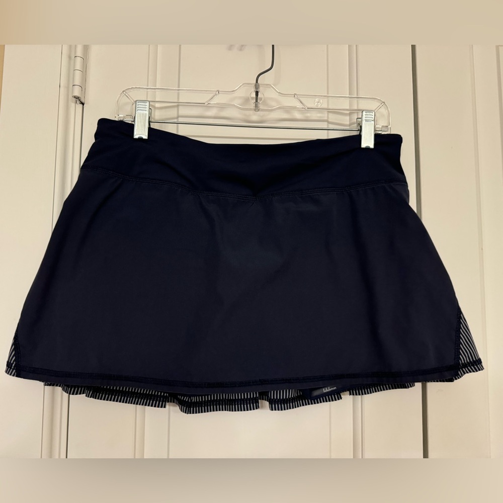 Lululemon Pace Setter Skirt Navy 8 reg
